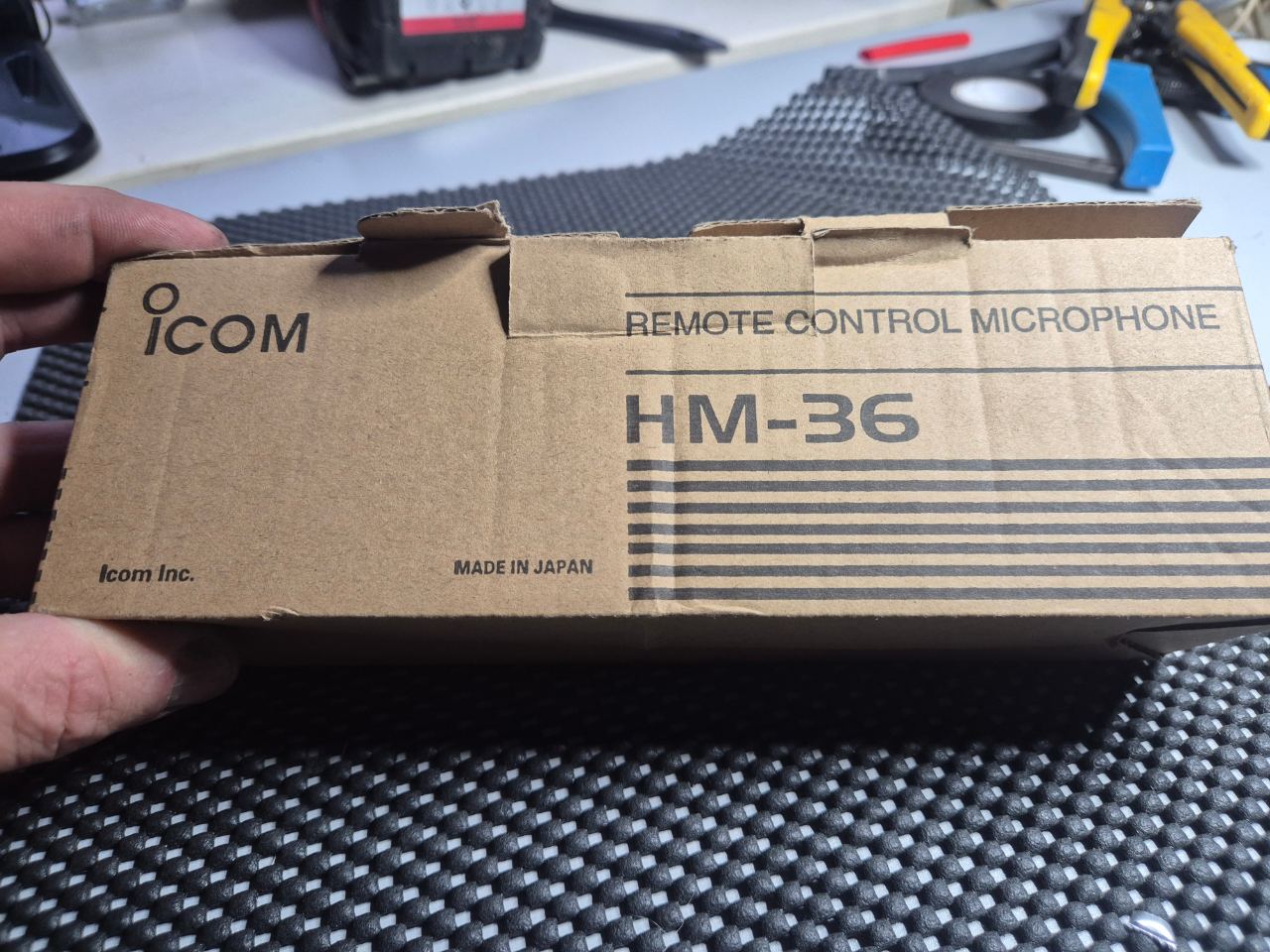 Icom HM-36 Ny I emballage