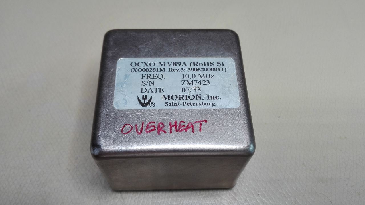 DEFEKT 10MHz High-Stability OCXO (double-oven) (SN#ZM7423)