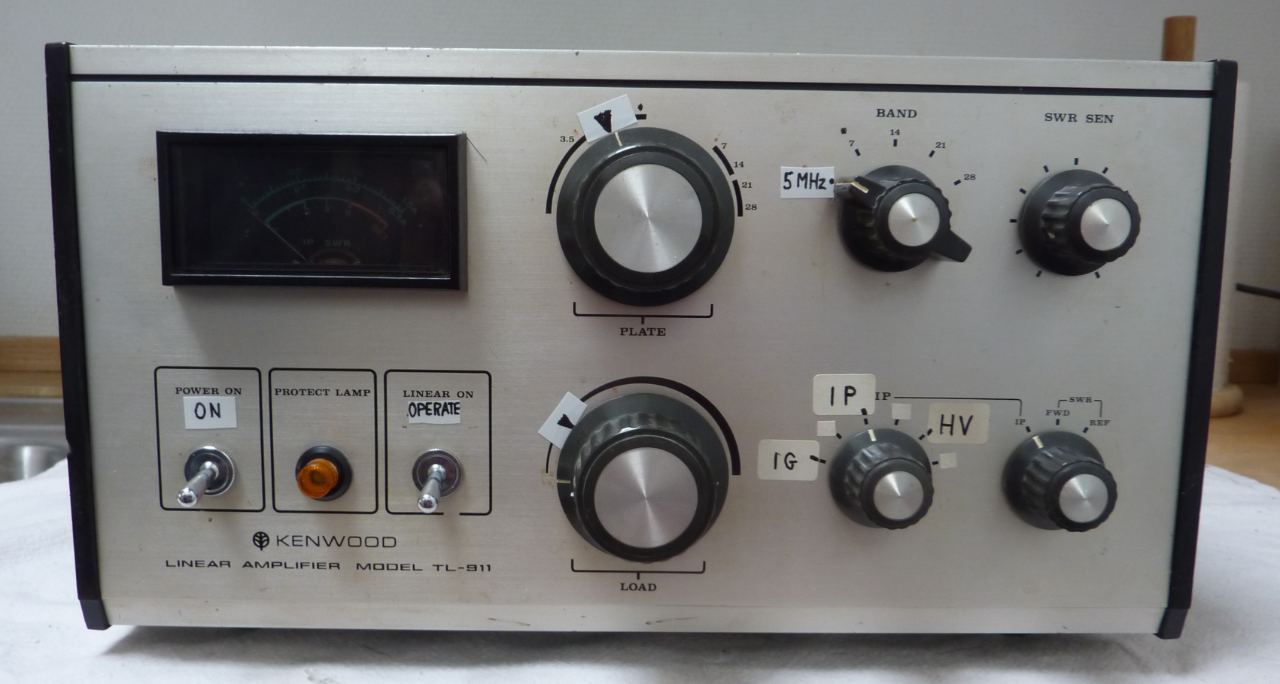 5 MHz PA ombygget Kenwood