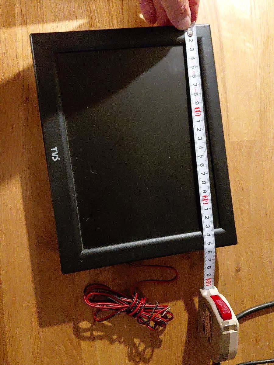 Lille skærm 12volt.