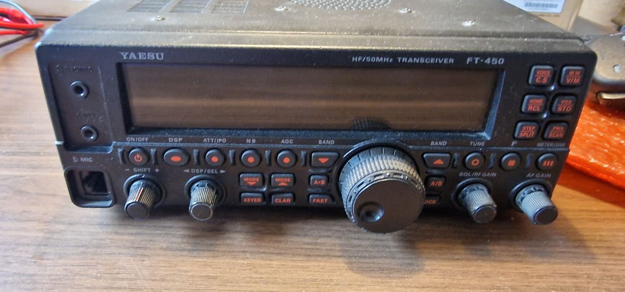 Yaesu FT-450 sendes ikke