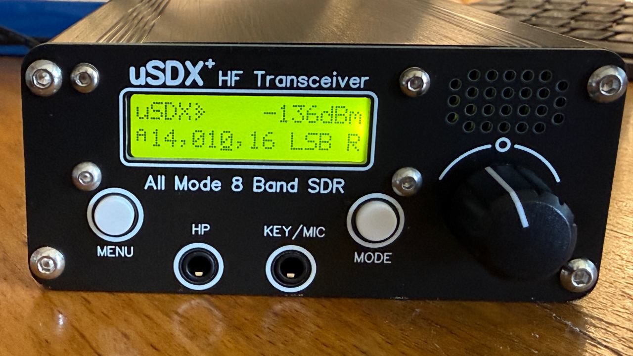 uSDX+ 8-bånds QRP HF Transceiver
