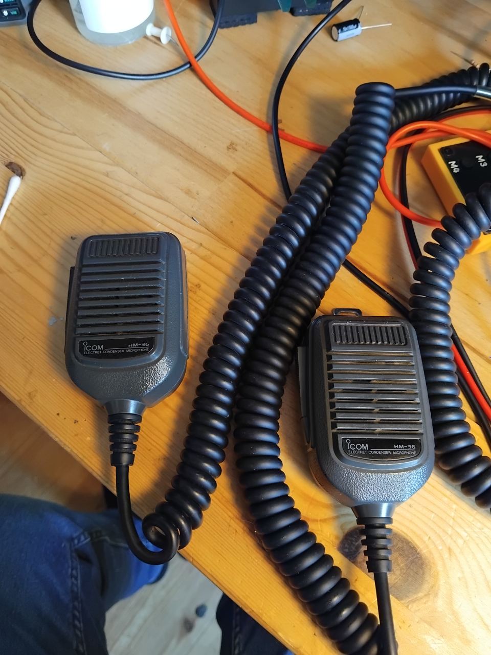 Icom HM36 mic.