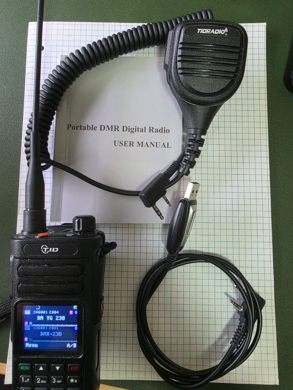 TD-DP738 10W Dualband DMR Radio Håndholdt Digital Analog med GPS
