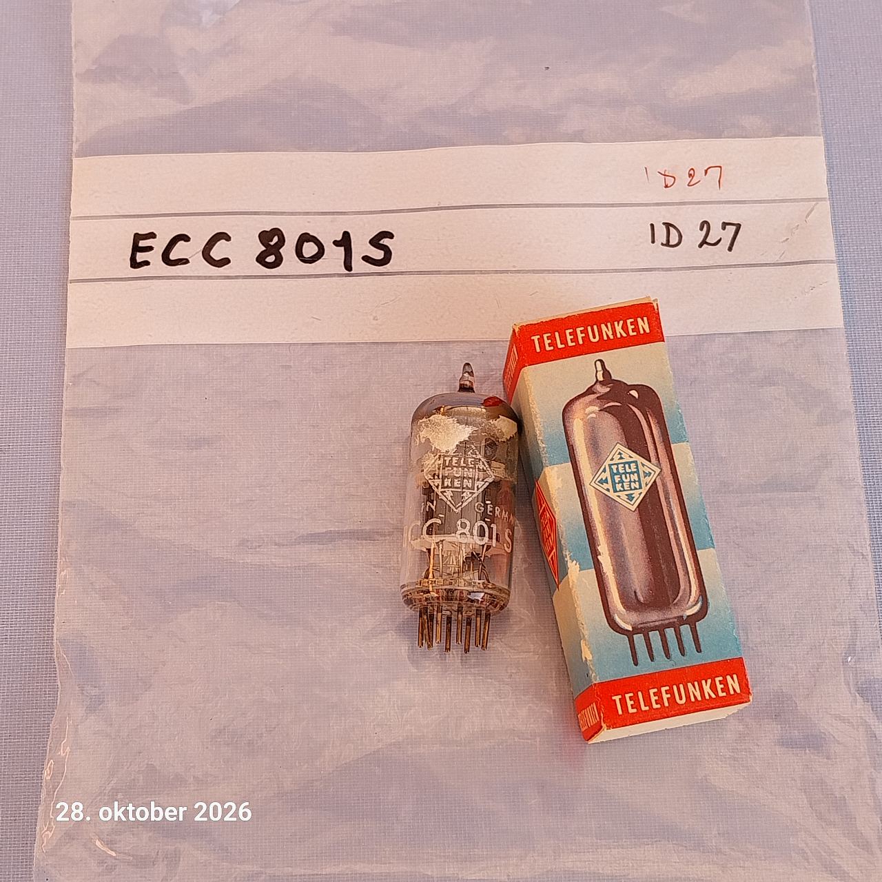 Triode, ECC801s # 27