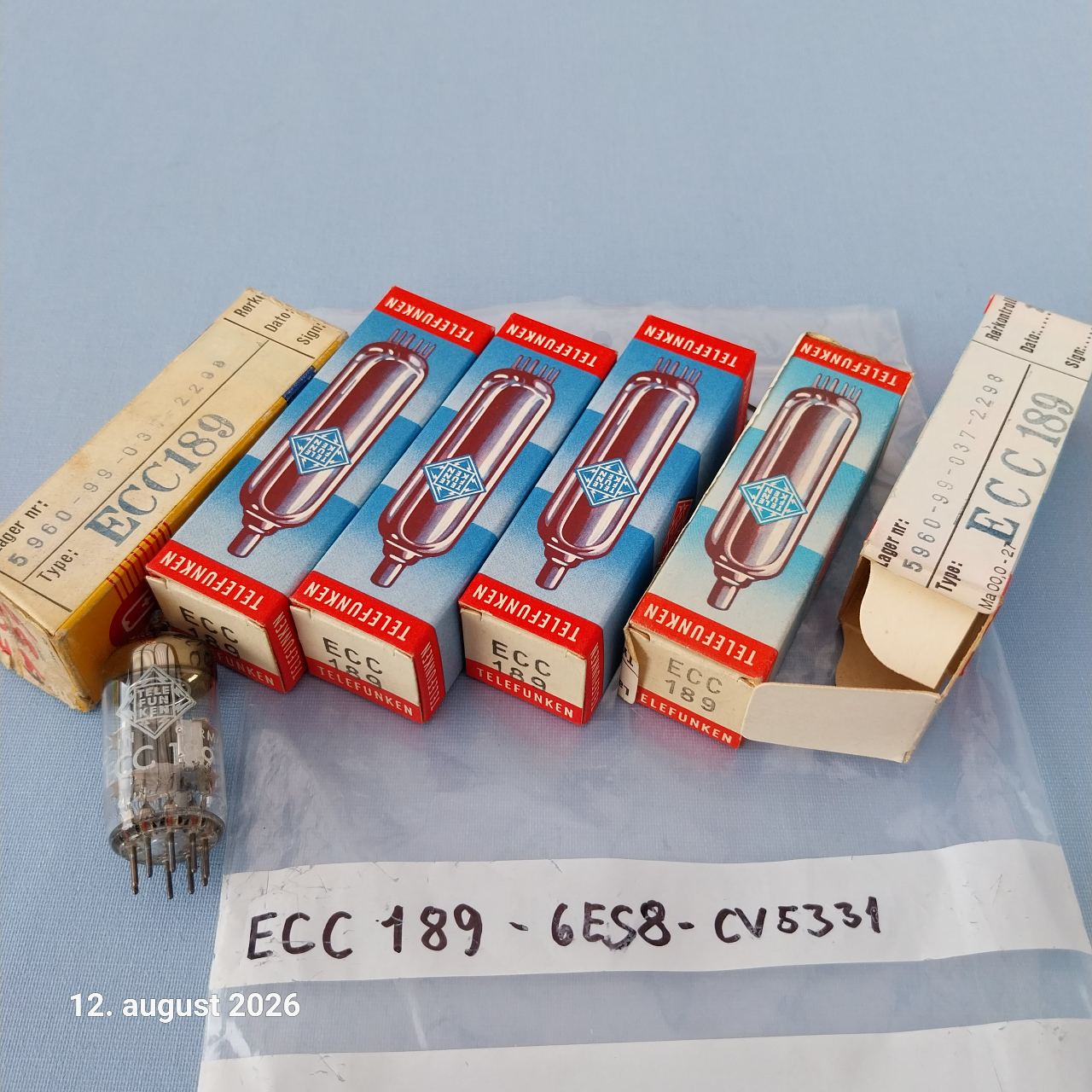 Radiorør ECC189 NOS #30