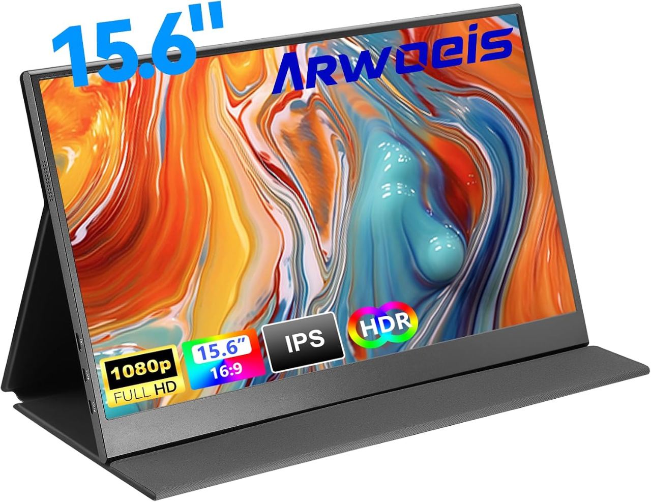 ARWOEIS Portable HDMI Monitor 15.6"