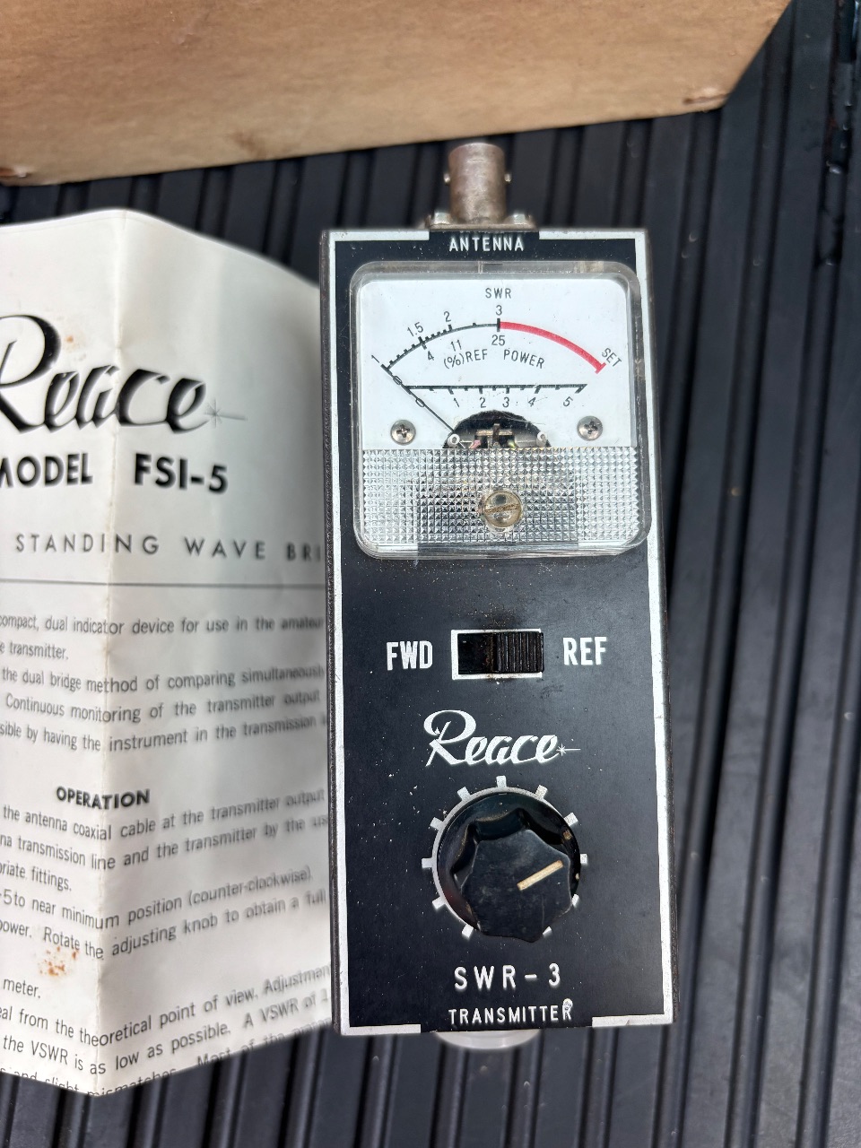 17. Reace SWR & Power Meter – Model FSI-5