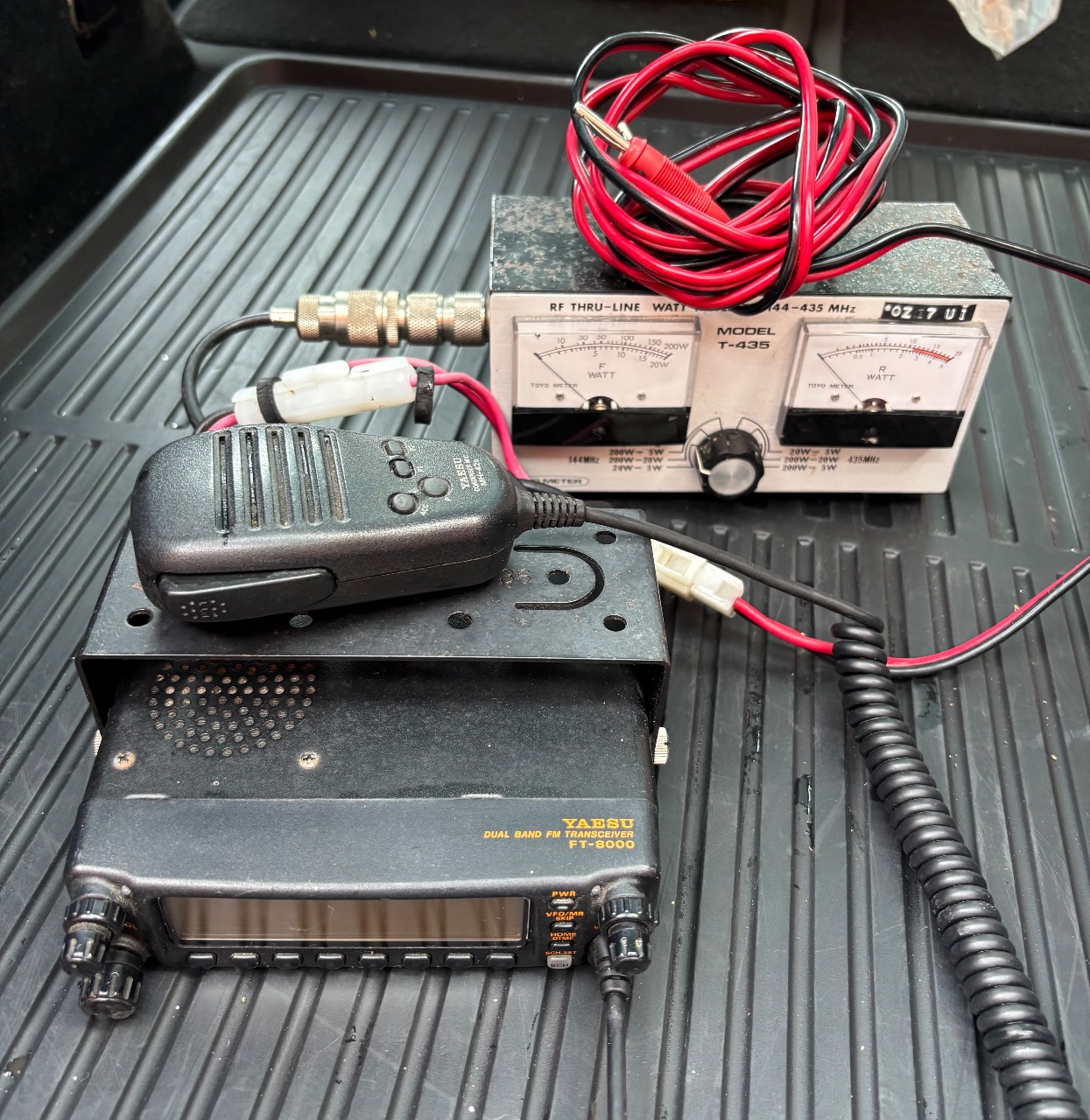13. Yaesu FT-8000 Dual Band FM Transceiver & Toyo Wattmeter T-435