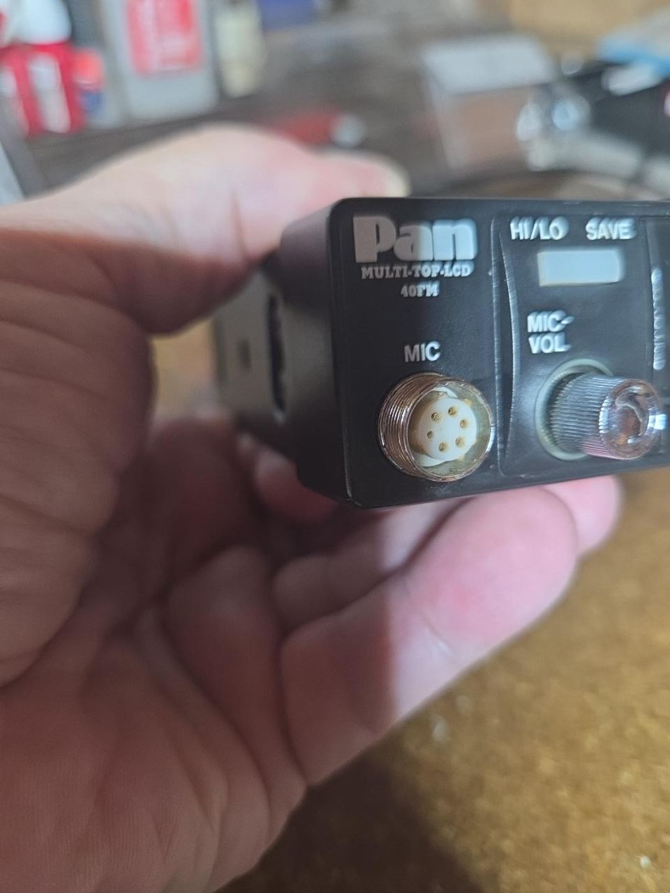 Pan 40fm  mikrofonstik søges