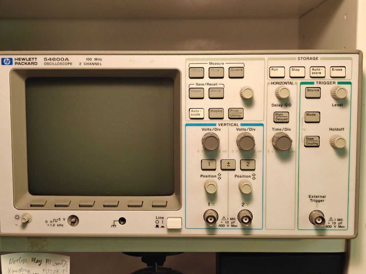 HP oscilloscope 54600A