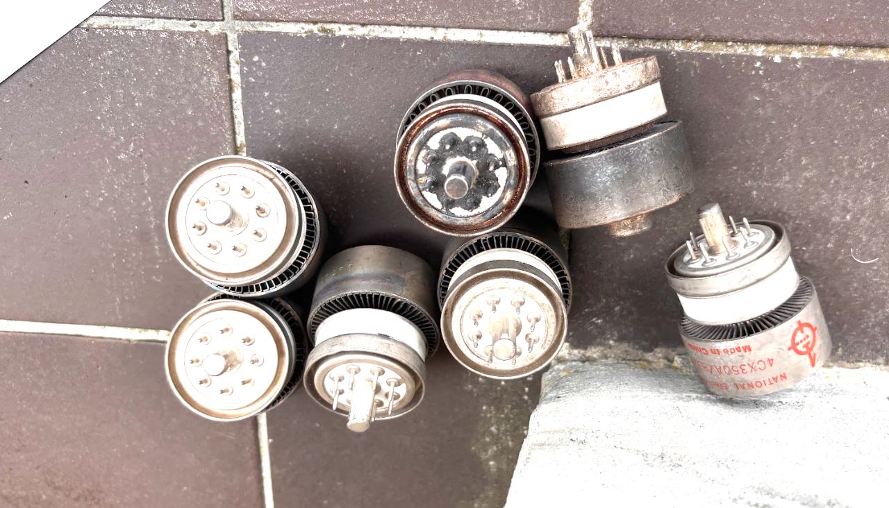 4CX250B/350A, 6 stk., brugte (varmemærkede) – til projekter/reserve