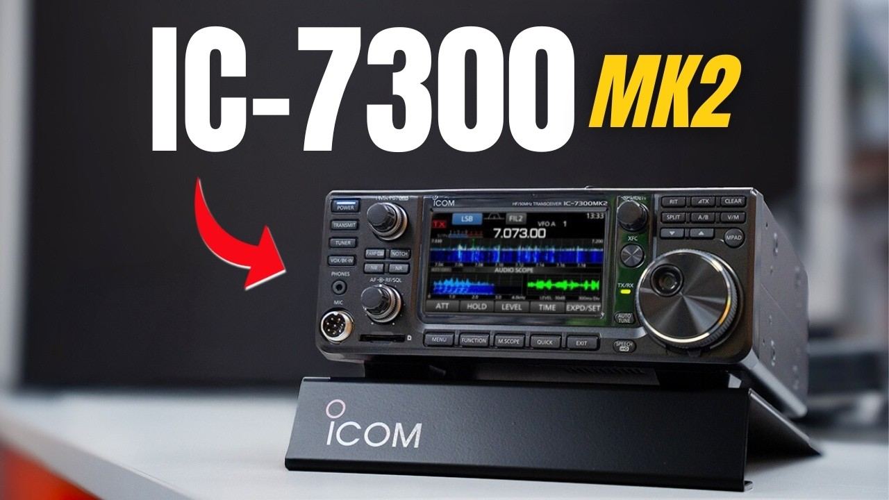 Icom IC-7300MK2 - Fabriksny, har aldrig været brugt.