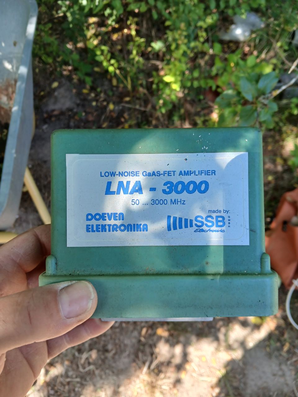 MAST PREAMP  LNA-3000  SSB ELECTRONIC   BREDBÅNDSFORSTÆRKER