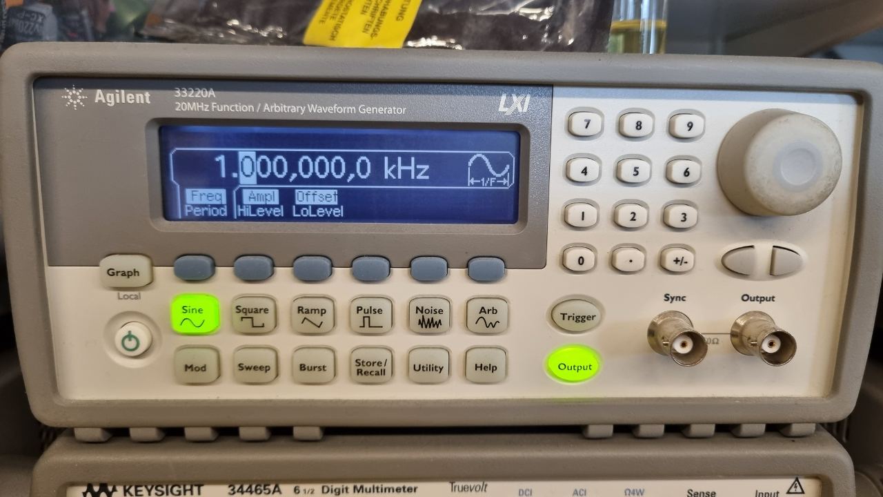Agilent 33220A 20Mhz funktionsgenerator