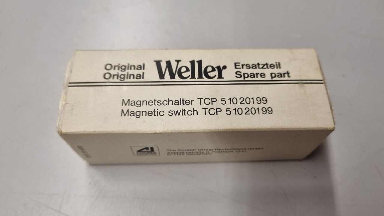 Magnetic switch for TCP magnastat loddekolber
