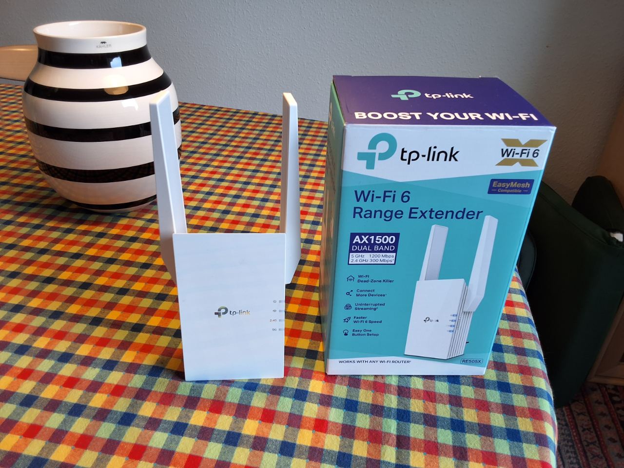 Tp - link wifi 6 Range Extender, AX1500