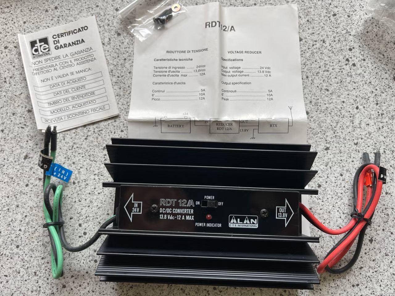 Alan CTE Converter/voltage reducer