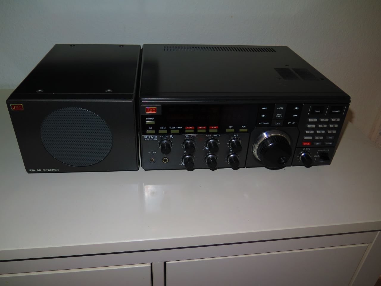 Modtager, JRC NRD 525 m. options