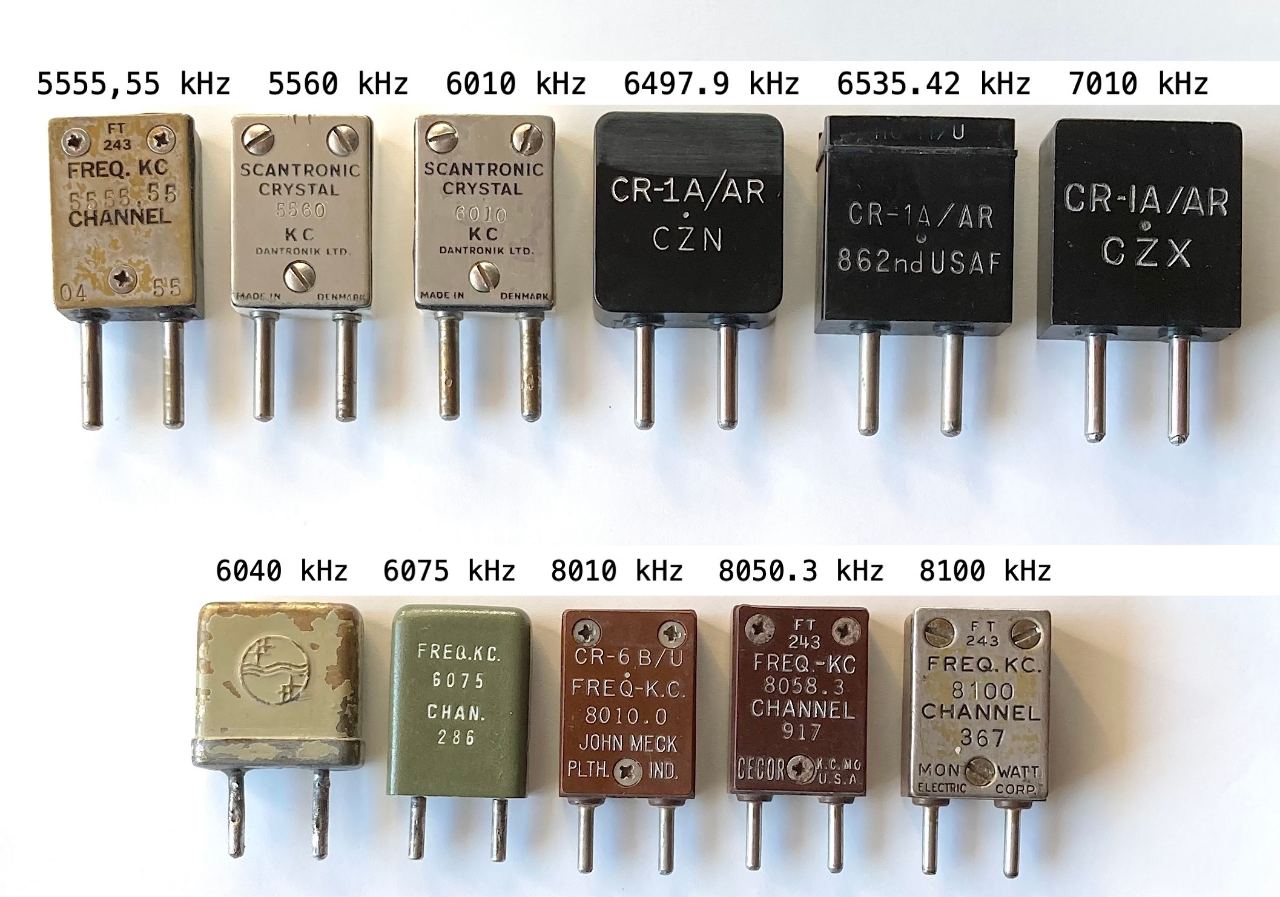 Vintage Radio Quartz Krystaller