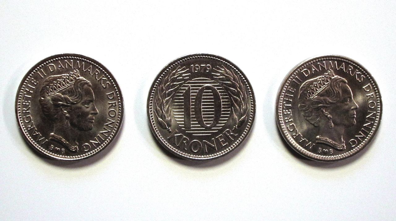 Historisk 10 krone fra 1979