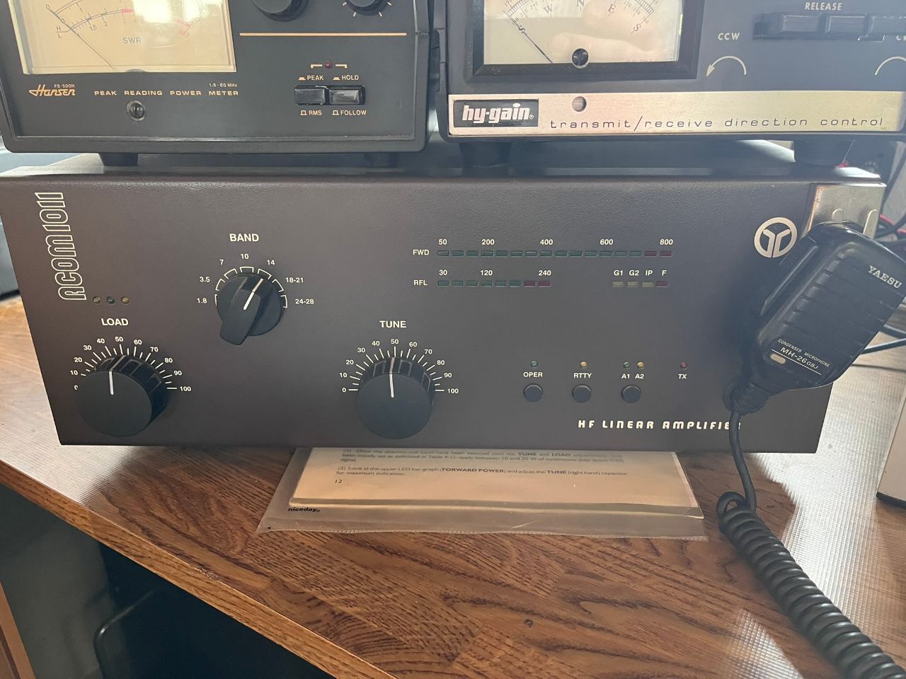 ACOM 1011 HF PA-trin – 160–10 meter