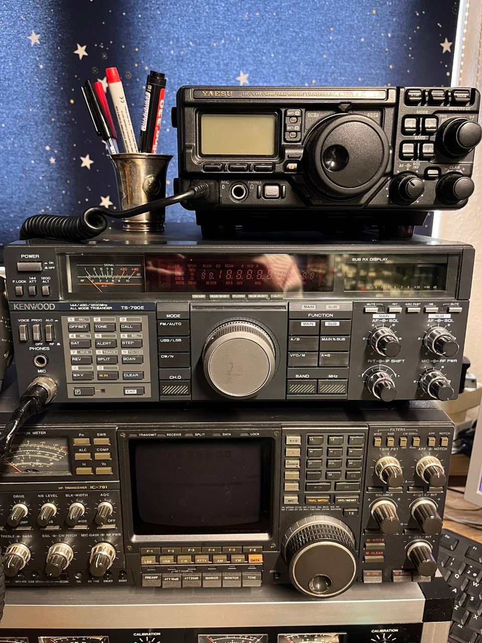Kenwood TS-790E med 23 cm – VHF/UHF allmode-transceiver