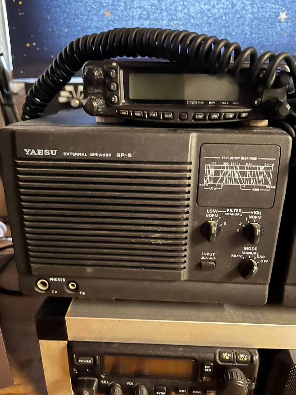 Yaesu SP-8 højttaler med lydfiltre – 4 stk. sælges enkeltvis