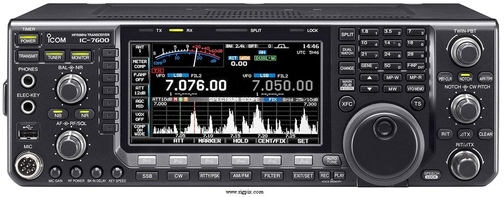 Icom IC-7600+SM50