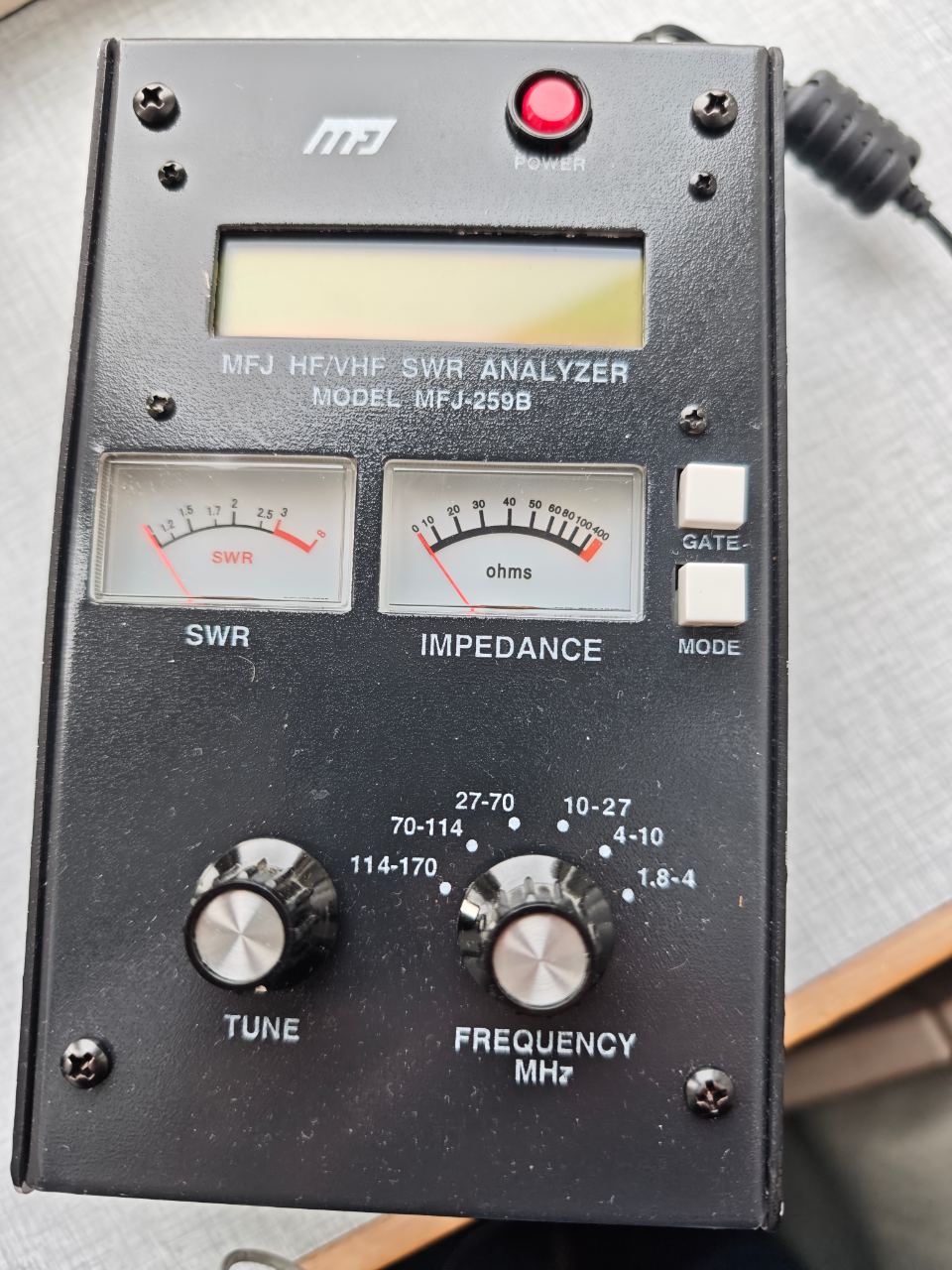 Mfj 259b antenne analyzer