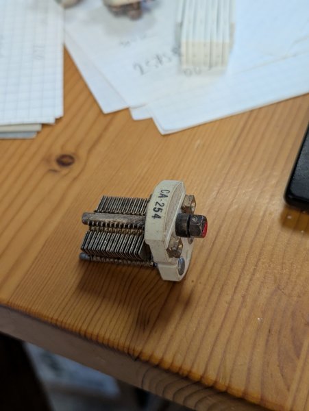 Dreje kondensator 100pF Hammarlund
