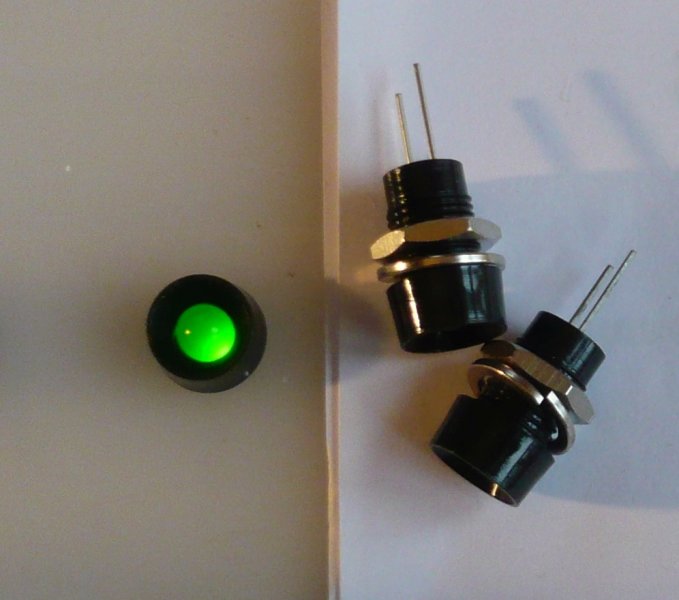Kontrollampe LED plastic