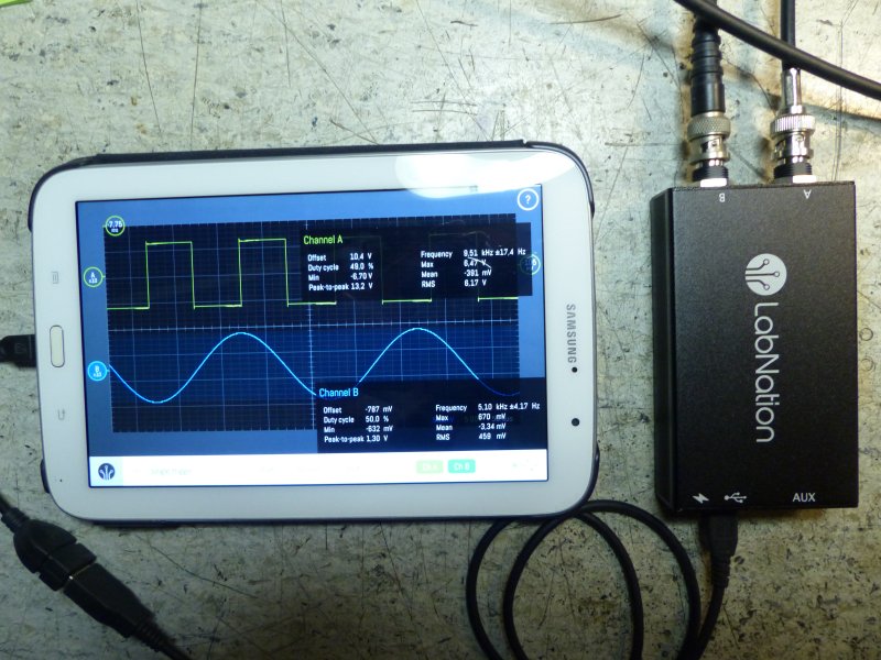 Labnation oscilloscope