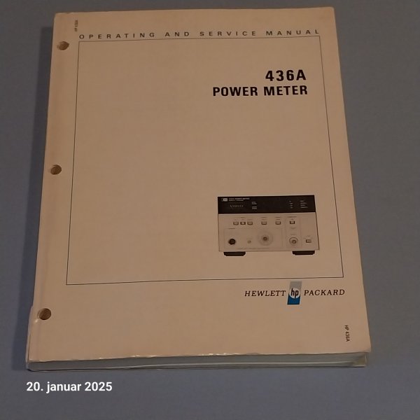 HP436A Power meter