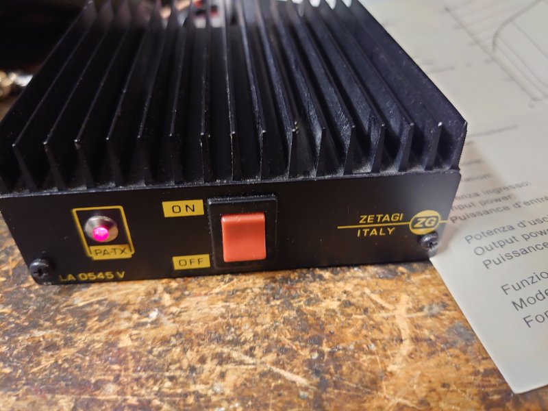 Zetagi la 0545 v vhf 40watt