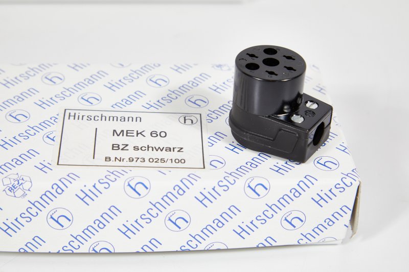 Hirschmann MEK 60 BZ DC stik til fx. Sailor RT2048, RT2047, RT144, R2022, etc.
