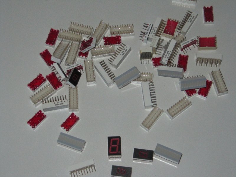 segmenter + lysdiode blokke