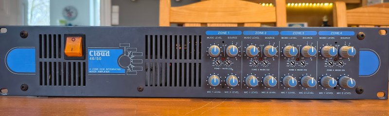Cloud 46/50 integrated four zone mixer amplifier