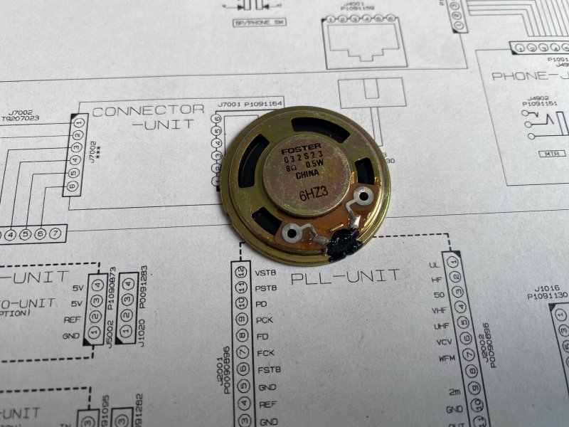 SPEAKER FOSTER 032S23 8 OHM 0.5 W