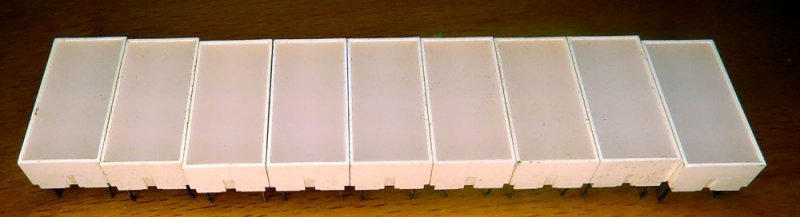 LED bar, til jævn rød belysning