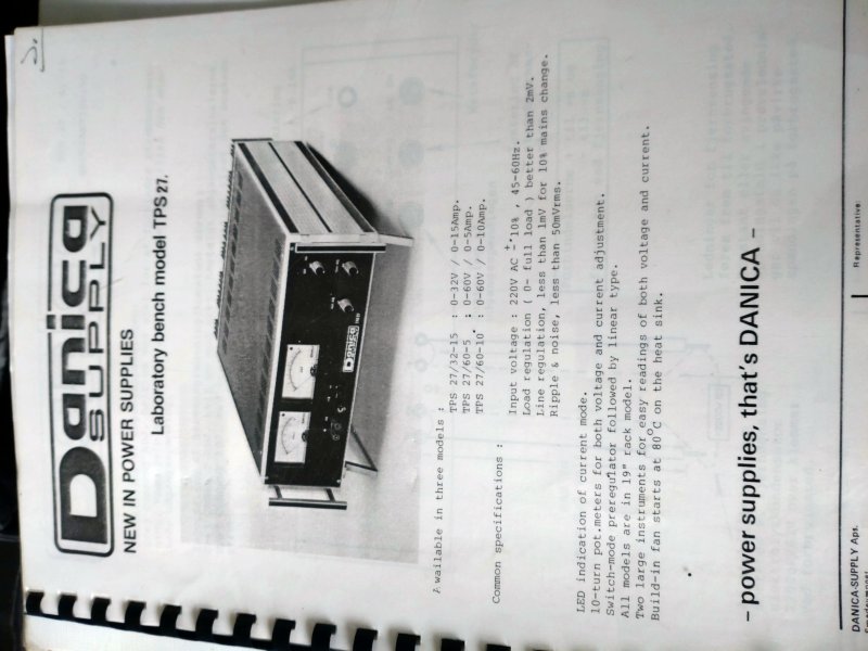 Service manual Danica TPS27
