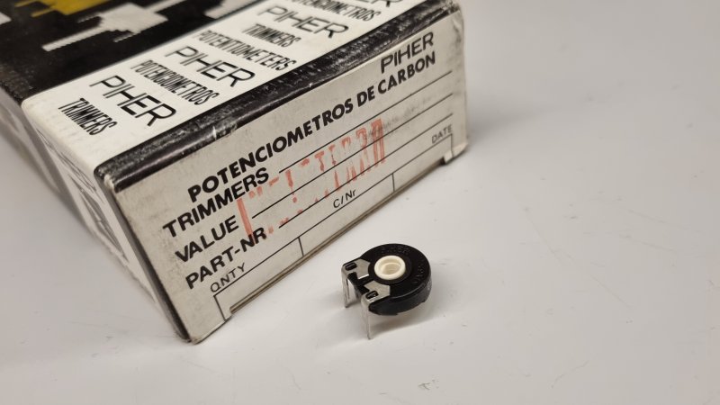 Piher trimmemodstande (10x15mm benafstand)