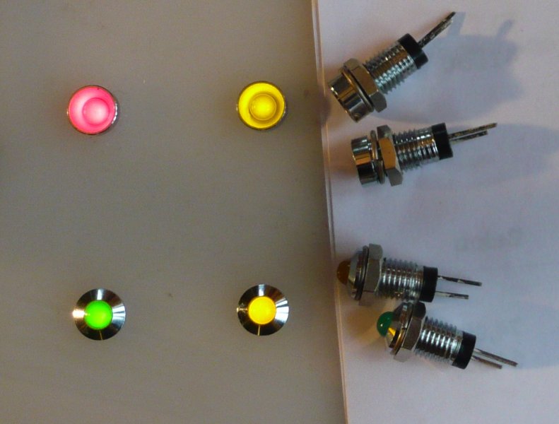 Kontrollampe LED metal
