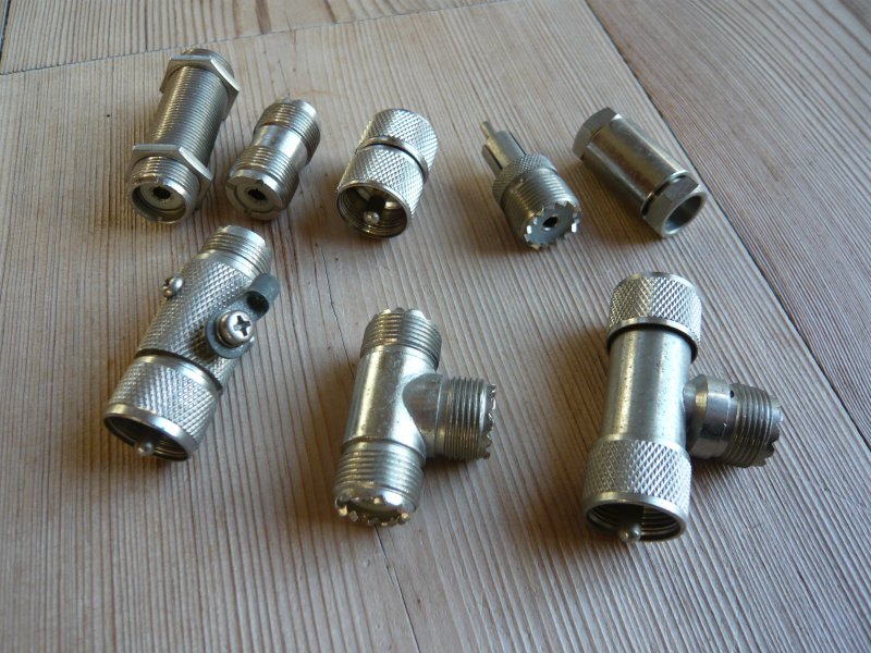 Div PL259 kompatible fittings
