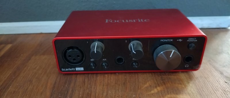 Focusrite lydkort som nyt