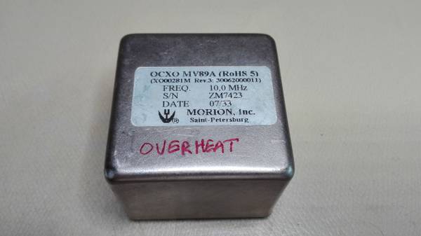 DEFEKT 10MHz High-Stability OCXO (double-oven) (SN#ZM7423)