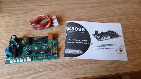 Velleman K8096 1 kanal USB stepper motor kort