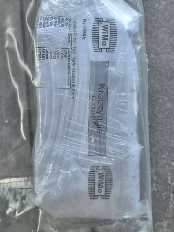 Yagi Satellite Antenna 2x18 element X-quad (WiMo)