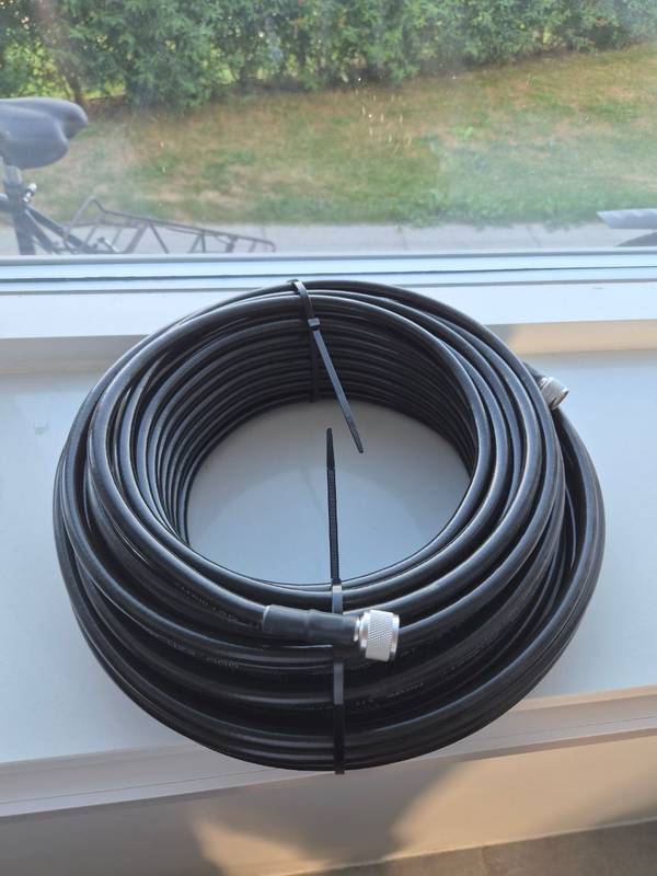 Nyt 35 Meter EchoFlex10 Med Fabriksmonteret N Conn