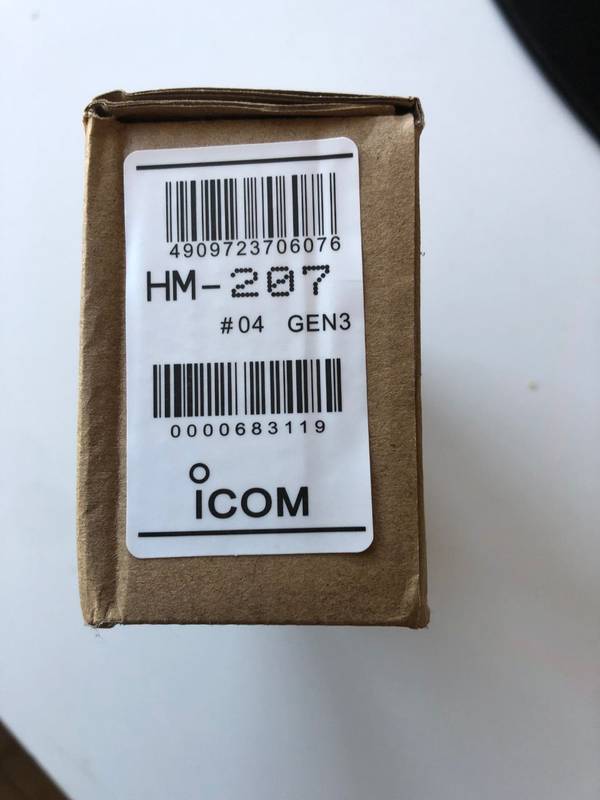 Icom mikrofon HM-207